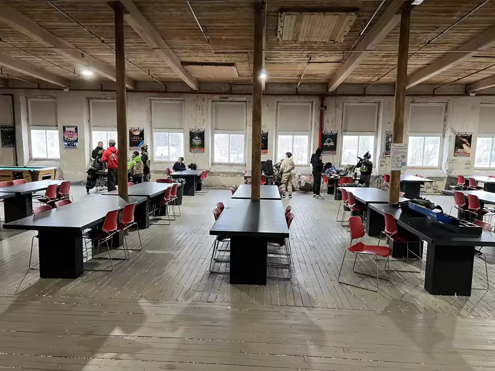Spacious 32,000 sq ft event venue with play field and versatile layout