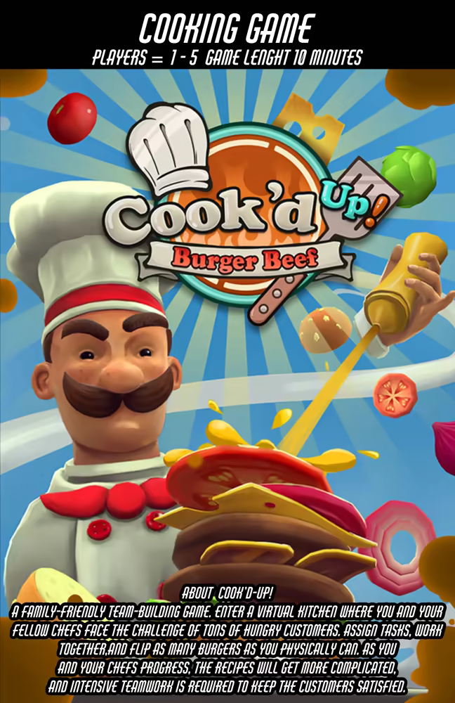 Cook'd Up! Burger Beef VR game