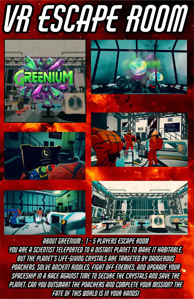 Greenium VR escape room