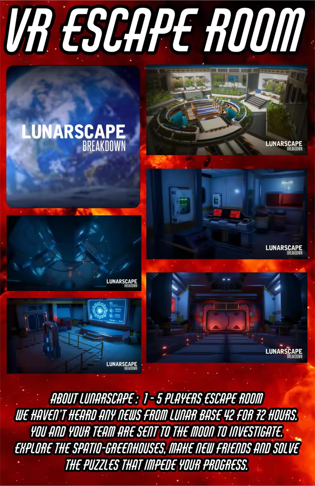Lunarscape Breakdown VR escape room