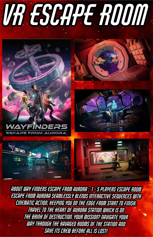 Wayfinders: Escape from Aurora VR escape room